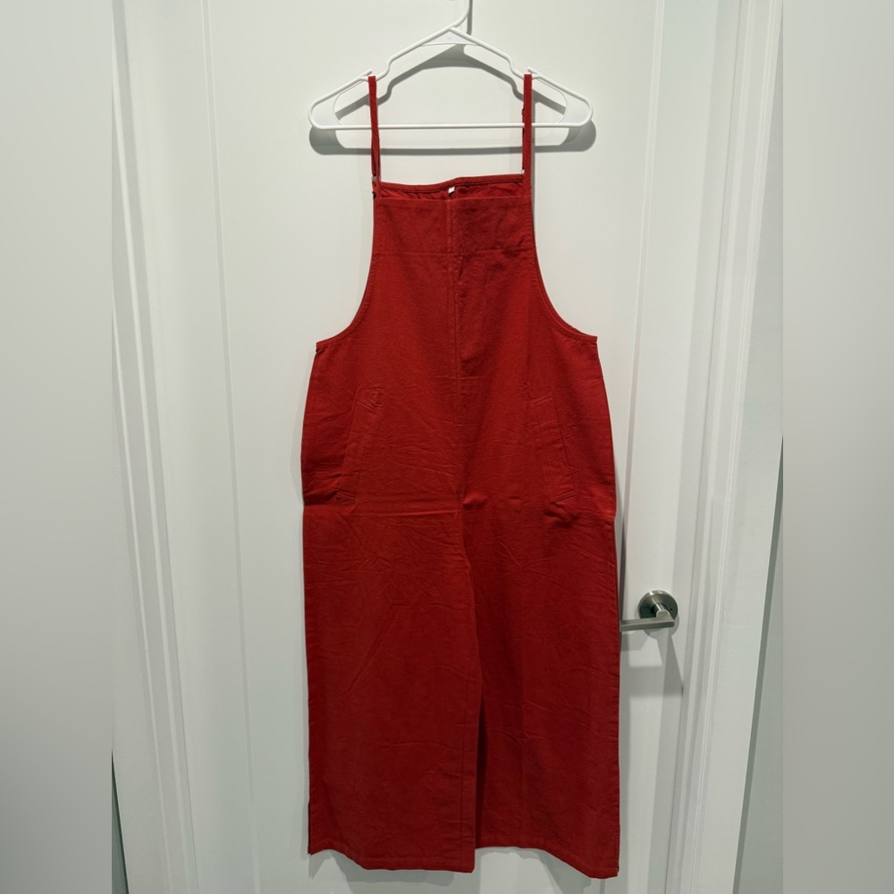 YESNO Women Casual Loose Long Bib Pants Wide Leg Jumpsuits Baggy Cotton Rompers